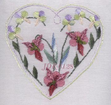 JDR 6128 Anitas Wood Orchid Brazilian Dimensional Embroidery Pattern