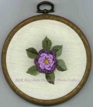 Mini Camellia Brazilian Embroidery Design