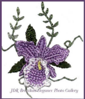 Orchid - Sunshine's Treasures #20 Brazilian Embroidery